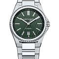 Aerowatch Aerowatch 60998 AA04 M  60998 AA04 M механические мужские часы  зеленый циферблат, браслет нержавеющая сталь — вид спереди
